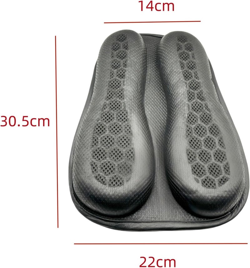 GallopingKnight Motorcycle Gel Seat Cushion - 3D Honeycomb Shock-Absorbing Breathable Seat Cover - Sunscreen & Waterproof Bike Seat Pad - Image 2